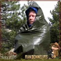 Couverture Tarp Survie Origin Outdoors ORANGE -Camp Horizon Soldes Magasin meilleure couverture tarp survie origin outdoors orange 2