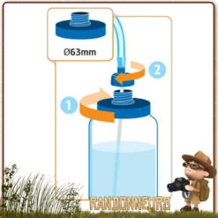 Pipette Hydratation Convertube SOURCE -Camp Horizon Soldes Magasin pipette hydratation convertube source 3