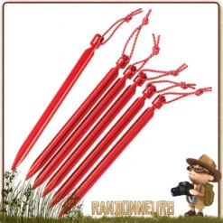 Piquets De Tente Mini GroundHog MSR