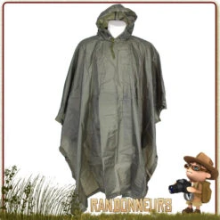 Poncho Tarp Ripstop Vert Olive Fostex