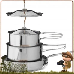 Popote Acier Inox CampFire Large Primus