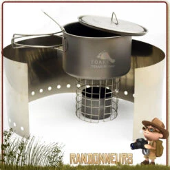 Popote Réchaud Titane 65 Cl Ultra Light System Toaks -Camp Horizon Soldes Magasin popote rechaud titane 65 cl ultra light system toaks 4