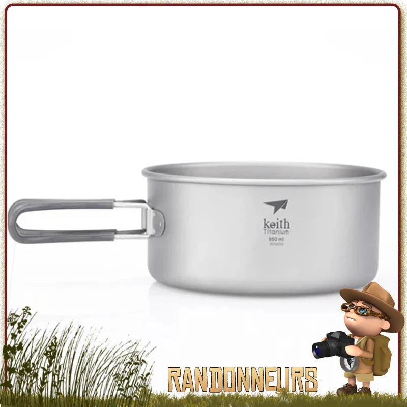 Popote Titane 125 Cl Pot Avec Poele Keith 5 Popote Titane 125 Cl Pot Avec Poele Keith – Image 5