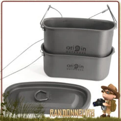Popote Titane Avec Quart Origin Outdoors -Camp Horizon Soldes Magasin popote titane avec quart origin outdoors 2