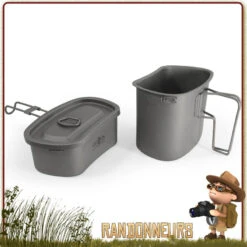 Popote Titane Avec Quart Origin Outdoors -Camp Horizon Soldes Magasin popote titane avec quart origin outdoors 4