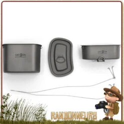 Popote Titane Avec Quart Origin Outdoors -Camp Horizon Soldes Magasin popote titane avec quart origin outdoors 5