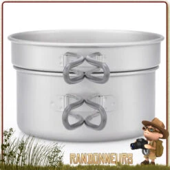 Popote Titane Keith 95 Cl Pot Avec Poele -Camp Horizon Soldes Magasin popote titane keith 95 cl pot avec poele 3