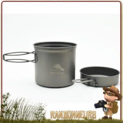 Popote Toaks Titanium 1100ml Pot Avec Poele