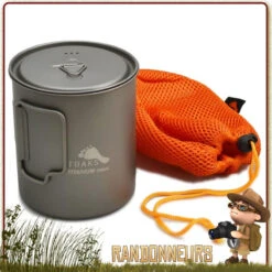 Pot En Titane Avec Poignées 750 Ml TOAKS -Camp Horizon Soldes Magasin pot en titane avec poignees 750 ml toaks 3