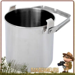 Pot Inox Billy Can 2 Litres RELAGS -Camp Horizon Soldes Magasin pot inox billy can 2 litres relags 3