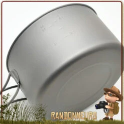 Pot Titane 1350 Ml Toaks -Camp Horizon Soldes Magasin pot titane 1350 ml toaks 3