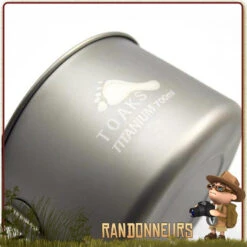 Pot Titane 700 Ml D115 Mm Toaks -Camp Horizon Soldes Magasin pot titane 700 ml d115 mm toaks 3