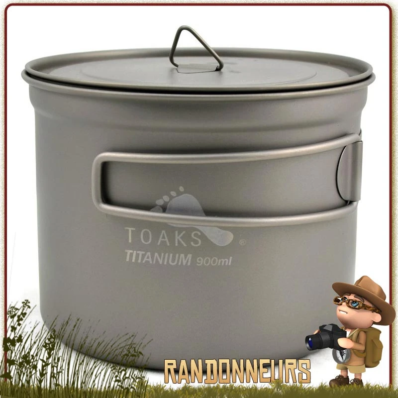 Pot Titane 900 Ml D115 Mm Toaks 1 Pot Titane 900 Ml D115 Mm Toaks