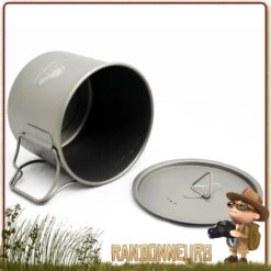 Pot Titane Avec Poignée 550 Ml TOAKS -Camp Horizon Soldes Magasin pot titane avec poignee 550 ml toaks 3