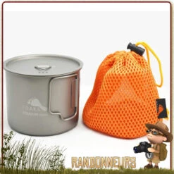 Pot Titane Avec Poignée 550 Ml TOAKS -Camp Horizon Soldes Magasin pot titane avec poignee 550 ml toaks 4