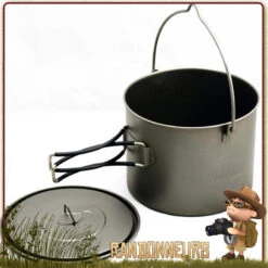 Pot Titane Toaks 1300ml Avec Anse -Camp Horizon Soldes Magasin pot titane toaks 1300ml avec anse 3