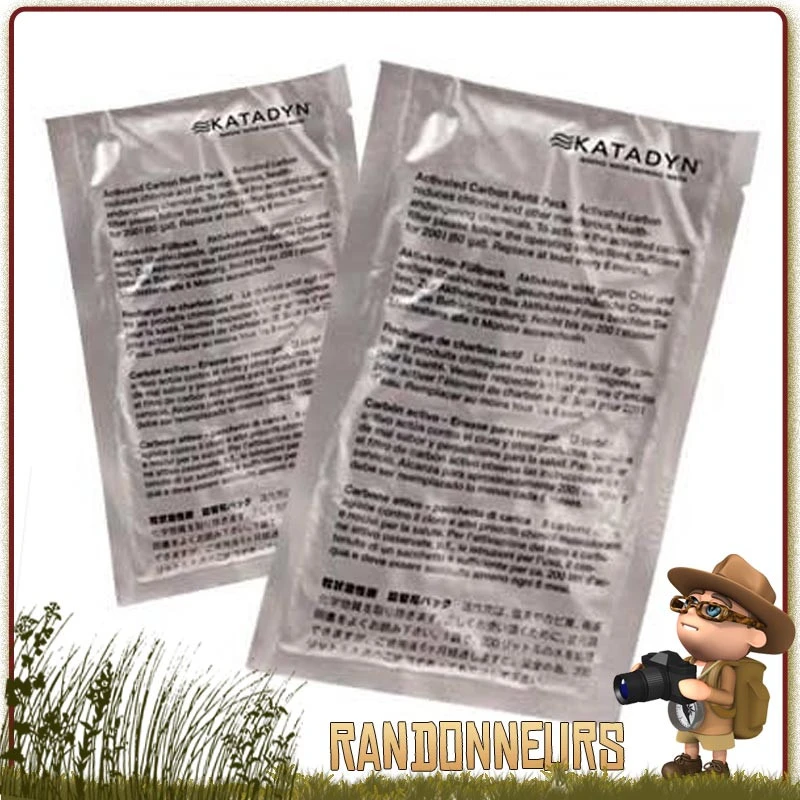 Recharge Charbon Actif Filtre VARIO Katadyn 1 Recharge Charbon Actif Filtre VARIO Katadyn