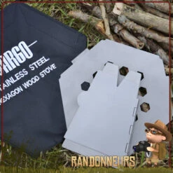 Réchaud à Bois HEXAGON Titane Vargo -Camp Horizon Soldes Magasin rechaud a bois hexagon titane vargo 7