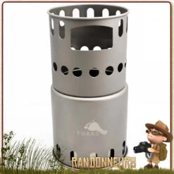 Réchaud à Bois Titane Ultra Léger Toaks Small