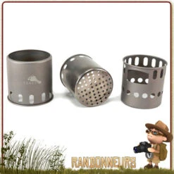 Réchaud à Bois Titane Ultra Léger Toaks Small -Camp Horizon Soldes Magasin rechaud a bois titane ultra leger toaks small 8