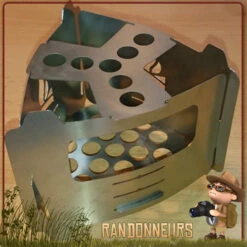 Réchaud Bois BushBox Ultra Light Bushcraft Essentials -Camp Horizon Soldes Magasin rechaud bois bushbox ultra light bushcraft essentials 2