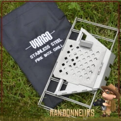 Réchaud Bois Grill FIREBOX Titane Vargo -Camp Horizon Soldes Magasin rechaud bois grill firebox titane vargo 3
