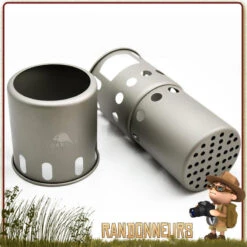 Réchaud Bois Toaks Titane Medium -Camp Horizon Soldes Magasin rechaud bois toaks titane medium 11