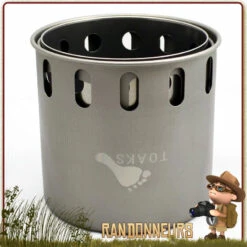 Réchaud Bois Toaks Titane Medium -Camp Horizon Soldes Magasin rechaud bois toaks titane medium 2