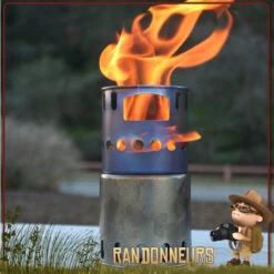 Réchaud Bois Toaks Titane Medium -Camp Horizon Soldes Magasin rechaud bois toaks titane medium 4