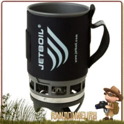 Rechaud Brûleur ZIP Noir JetBoil -Camp Horizon Soldes Magasin rechaud bruleur zip noir jetboil 4