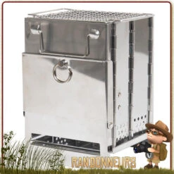 Réchaud Grill Bois Pliant Rothco -Camp Horizon Soldes Magasin rechaud grill bois pliant rothco 3