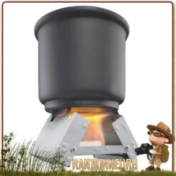 Réchaud Pliable Tablettes Hexamine Esbit