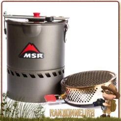 Rechaud Popote Optimisé Reactor 1L MSR -Camp Horizon Soldes Magasin rechaud popote optimise reactor 1l msr 3