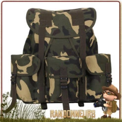 Sac à Dos Bushcraft Vintage HeavyWeight CAMO Rothco