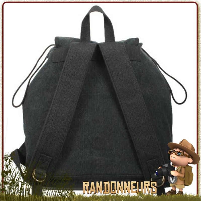 Sac à Dos Bushcraft Vintage WAYFARER NOIR Rothco 2 Sac à Dos Bushcraft Vintage WAYFARER NOIR Rothco – Image 2