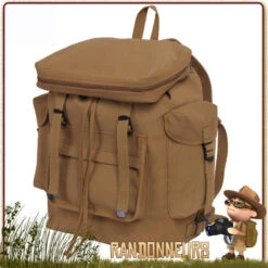 Sac à Dos Vintage Bushcraft COYOTE Rothco