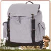Sac A Dos Vintage Canvas Cuir Urbain GRIS Rothco
