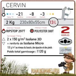 Sac De Couchage CERVIN Camo Wilsa -Camp Horizon Soldes Magasin sac de couchage cervin camo wilsa 2