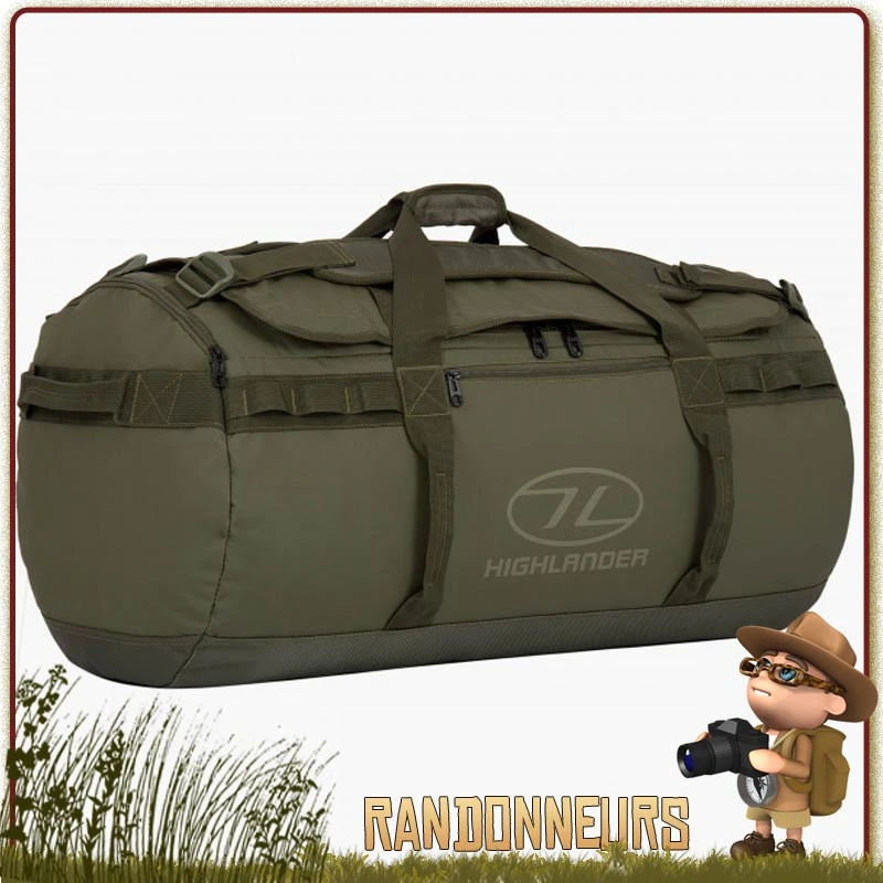 Sac Duffle Bag Etanche Storm KitBag 90L Vert Highlander 2 Sac Duffle Bag Etanche Storm KitBag 90L Vert Highlander – Image 2