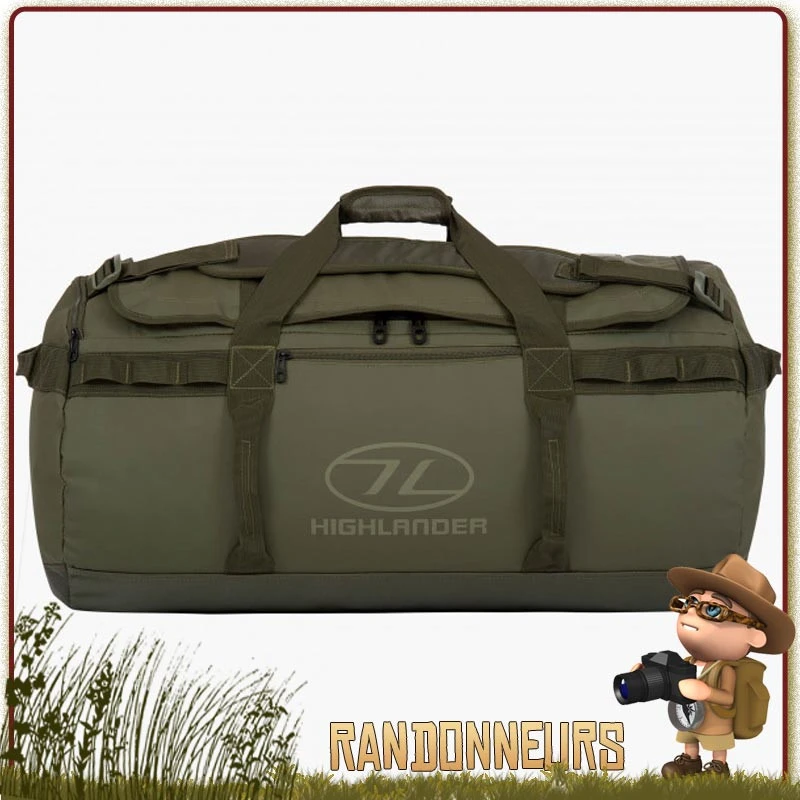 Sac Duffle Bag Etanche Storm KitBag 90L Vert Highlander 1 Sac Duffle Bag Etanche Storm KitBag 90L Vert Highlander