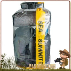 Sac Etanche Clear Stopper Transparent 65 Litres Sea To Summit -Camp Horizon Soldes Magasin sac etanche clear stopper transparent 65 litres sea to summit 3