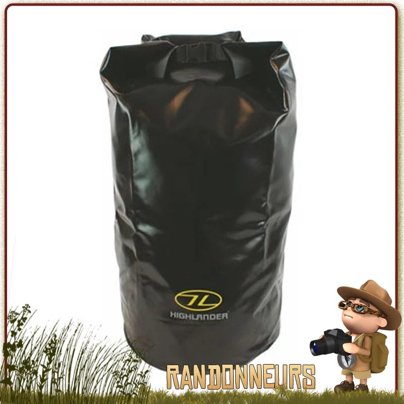 Sac Etanche PVC 45 Litres NOIR Highlander 1 Sac Etanche PVC 45 Litres NOIR Highlander