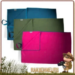 Serviette MicroFibres LARGE VERTE Highlander -Camp Horizon Soldes Magasin serviette microfibres large verte highlander 2