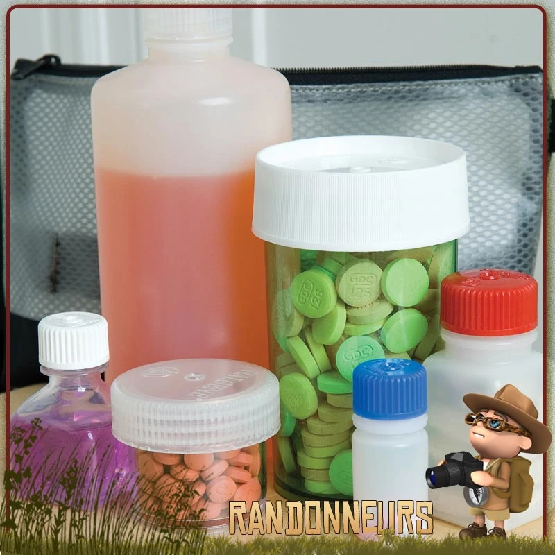 Set Flacons De Voyage Nalgene 2 Set Flacons De Voyage Nalgene – Image 2