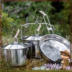 Set Popote Inox CampFire Small Primus -Camp Horizon Soldes Magasin set popote inox campfire small primus 4
