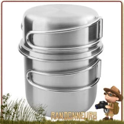 Set Pot Inox 500 Ml Tatonka