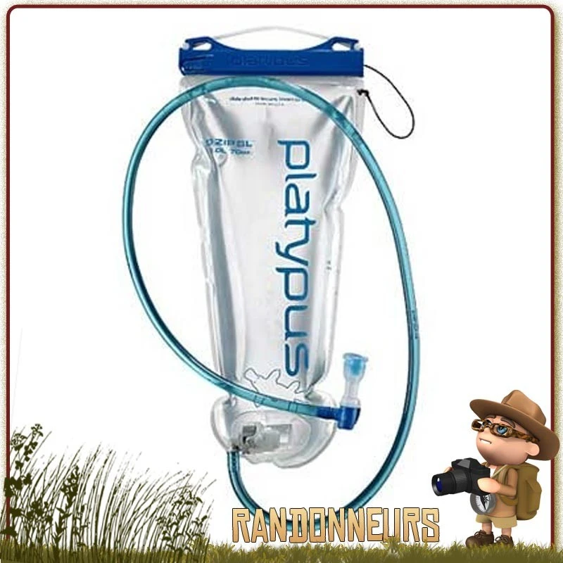 Systeme Hydratation HOSER 1 Litre Platypus 1 Systeme Hydratation HOSER 1 Litre Platypus
