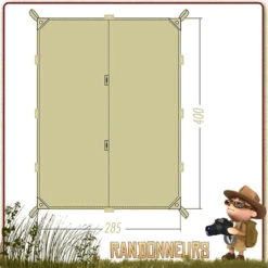 TARP 4 SIMPLE GRANDE TAILLE 285 X 400 Cm TATONKA