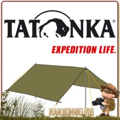 TARP 4 SIMPLE GRANDE TAILLE 285 X 400 Cm TATONKA -Camp Horizon Soldes Magasin tarp 4 simple grande taille 285 x 400 cm tatonka 4