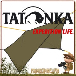 TARP 4 SIMPLE GRANDE TAILLE 285 X 400 Cm TATONKA -Camp Horizon Soldes Magasin tarp 4 simple grande taille 285 x 400 cm tatonka 5